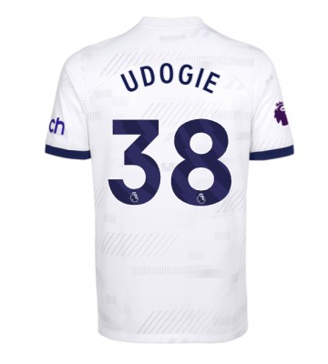 Tottenham Hotspur Destiny Udogie #38 Primera Equipación 2023-24 Manga Corta